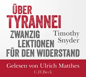 Snyder |  Über Tyrannei | Sonstiges |  Sack Fachmedien