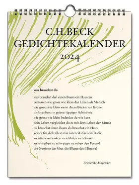 Petersdorff |  C.H. Beck Gedichtekalender | Sonstiges |  Sack Fachmedien