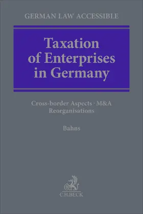 Bahns |  Taxation of Enterprises in Germany | Buch |  Sack Fachmedien