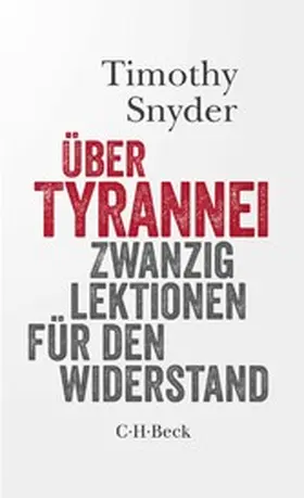 Snyder | Über Tyrannei | E-Book | www2.sack.de