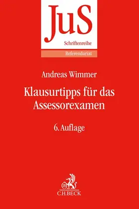 Wimmer |  Klausurtipps für das Assessorexamen | Buch |  Sack Fachmedien