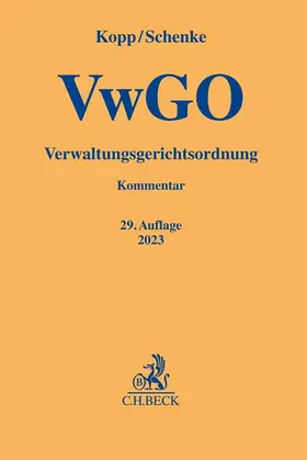 Kopp / Schenke |  Verwaltungsgerichtsordnung: VwGO | Buch |  Sack Fachmedien