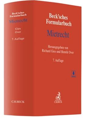 Gies / Over |  Beck'sches Formularbuch Mietrecht | Buch |  Sack Fachmedien