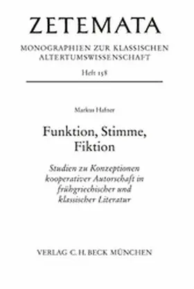 Hafner |  Funktion, Stimme, Fiktion | eBook | Sack Fachmedien
