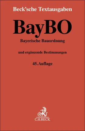  Bayerische Bauordnung | Buch |  Sack Fachmedien