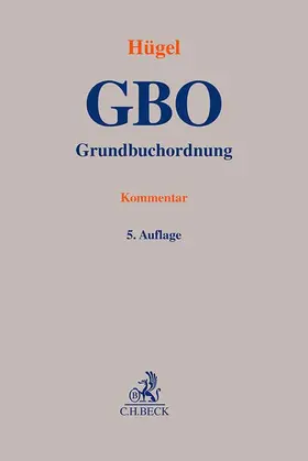 Hügel |  Grundbuchordnung | Buch |  Sack Fachmedien