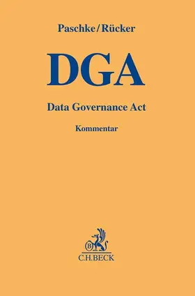 Paschke / Rücker |  Data Governance Act | Buch |  Sack Fachmedien