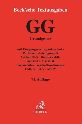  Grundgesetz für die Bundesrepublik Deutschland | Buch |  Sack Fachmedien