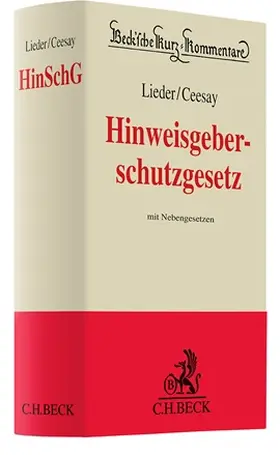 Lieder / Ceesay |  Hinweisgeberschutzgesetz: HinSchG | Buch |  Sack Fachmedien