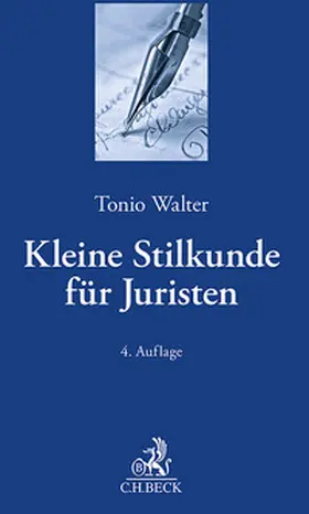 Walter |  Kleine Stilkunde für Juristen | Buch |  Sack Fachmedien
