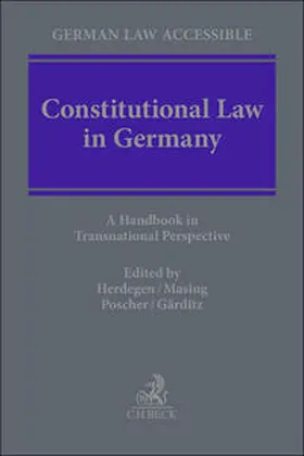 Herdegen / Masing / Poscher |  Constitutional Law in Germany | Buch |  Sack Fachmedien
