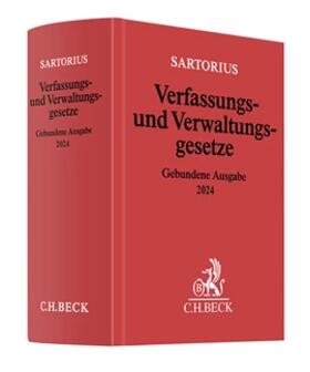 Sartorius |  Verfassungs- und Verwaltungsgesetze | Buch |  Sack Fachmedien