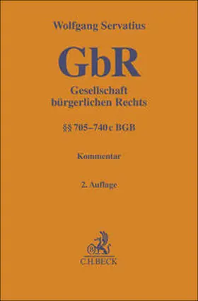 Servatius |  Gesellschaft bürgerlichen Rechts | Buch |  Sack Fachmedien