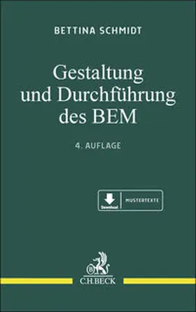 Schmidt |  Gestaltung und Durchführung des BEM | Buch |  Sack Fachmedien