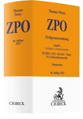 Thomas / Putzo  |  Zivilprozessordnung | Buch |  Sack Fachmedien