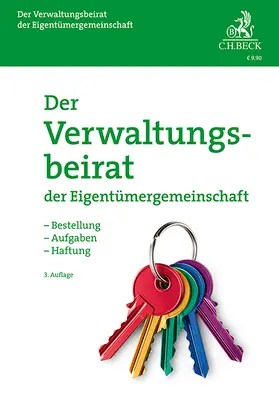 Jennißen / Bartholome / Kriesten |  Der Verwaltungsbeirat der Eigentümergemeinschaft | Buch |  Sack Fachmedien