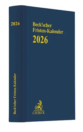  Beck'scher Fristen-Kalender 2026 | Sonstiges |  Sack Fachmedien