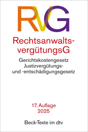 Rechtsanwaltsvergütungsgesetz. RVG | Buch |  Sack Fachmedien