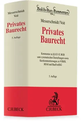 Messerschmidt / Voit | Privates Baurecht | Buch | 978-3-406-83170-6 | www2.sack.de