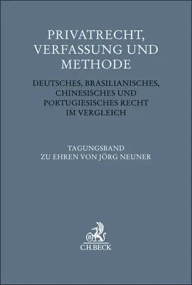 Chiusi / Mota Pinto / Riesenhuber |  Privatrecht, Verfassung und Methode | Buch |  Sack Fachmedien