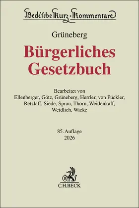  Bürgerliches Gesetzbuch | Buch |  Sack Fachmedien