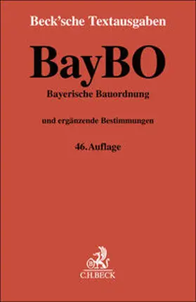  Bayerische Bauordnung | Buch |  Sack Fachmedien