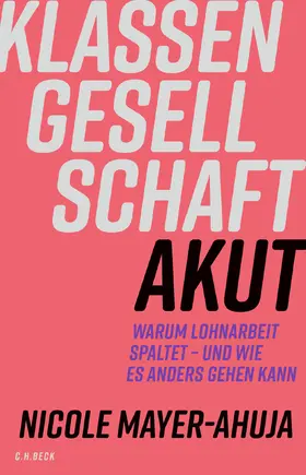 Mayer-Ahuja | Klassengesellschaft akut | Buch | 978-3-406-83783-8 | sack.de