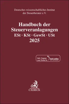  Handbuch der Steuerveranlagungen 2025 | Buch |  Sack Fachmedien