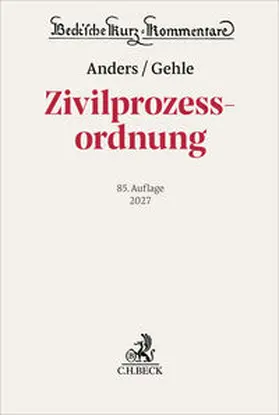 Anders / Gehle |  Zivilprozessordnung. ZPO | Buch |  Sack Fachmedien