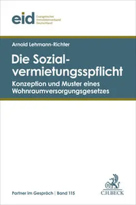 Lehmann-Richter |  Die Sozialvermietungspflicht | Buch |  Sack Fachmedien