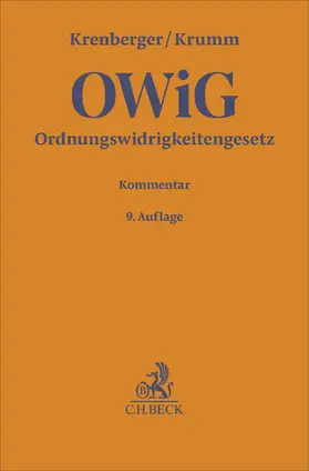 Bohnert / Krenberger / Krumm |  Ordnungswidrigkeitengesetz. OWiG | Buch |  Sack Fachmedien