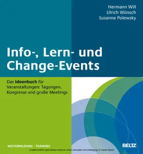 Will / Wünsch / Polewsky | Info-, Lern- und Change-Events | E-Book | sack.de