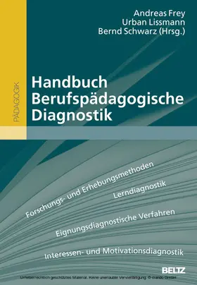 Frey / Lissmann / Schwarz |  Handbuch Berufspädagogische Diagnostik | eBook | Sack Fachmedien