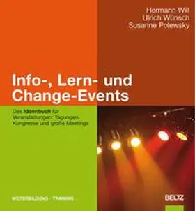 Will / Wünsch / Polewsky |  Info-, Lern- und Change-Events | Buch |  Sack Fachmedien