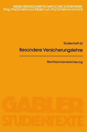 Ridder |  Rechtsschutzversicherung | Buch |  Sack Fachmedien