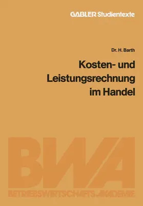 Hartmund |  Kosten- und Leistungsrechnung im Handel | Buch |  Sack Fachmedien