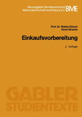 Dörsch |  Einkaufsvorbereitung | Buch |  Sack Fachmedien