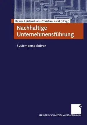 Krcal / Leisten |  Nachhaltige Unternehmensführung | Buch |  Sack Fachmedien