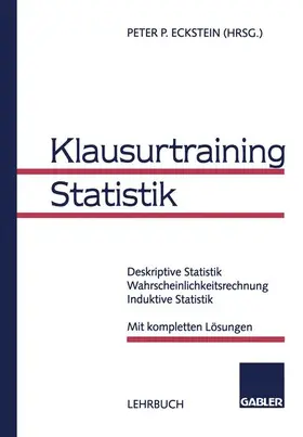 Eckstein |  Klausurtraining Statistik | Buch |  Sack Fachmedien