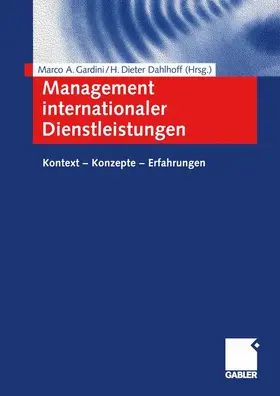 Dahlhoff / Gardini |  Management internationaler Dienstleistungen | Buch |  Sack Fachmedien