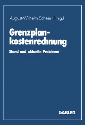 Scheer |  Grenzplankostenrechnung | Buch |  Sack Fachmedien