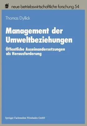  Management der Umweltbeziehungen | Buch |  Sack Fachmedien
