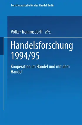 Trommsdorff |  Kooperation im Handel und mit dem Handel | Buch |  Sack Fachmedien