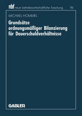  Grundsätze ordnungsmäßiger Bilanzierung für Dauerschuldverhältnisse | Buch |  Sack Fachmedien