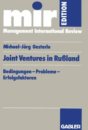 Oesterle |  Joint-Ventures in Rußland | Buch |  Sack Fachmedien