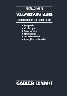 Forner |  Volkswirtschaftslehre | Buch |  Sack Fachmedien