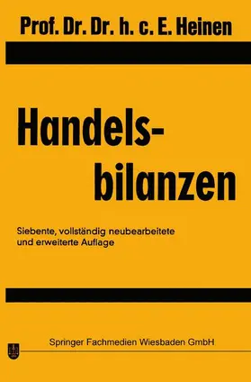 Heinen |  Handelsbilanzen | Buch |  Sack Fachmedien