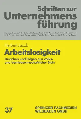 Jacob |  Arbeitslosigkeit | Buch |  Sack Fachmedien