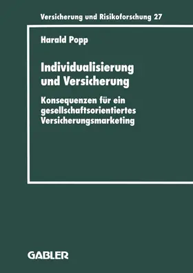  Individualisierung und Versicherung | Buch |  Sack Fachmedien