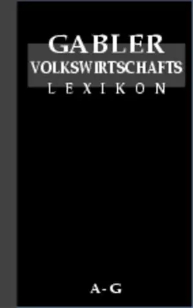 Hadeler |  Gabler Volkswirtschafts Lexikon | Buch |  Sack Fachmedien